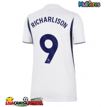 Camisa de Futebol Tottenham Hotspur Richarlison #9 Equipamento Principal Mulheres 2026-27 Manga Curta